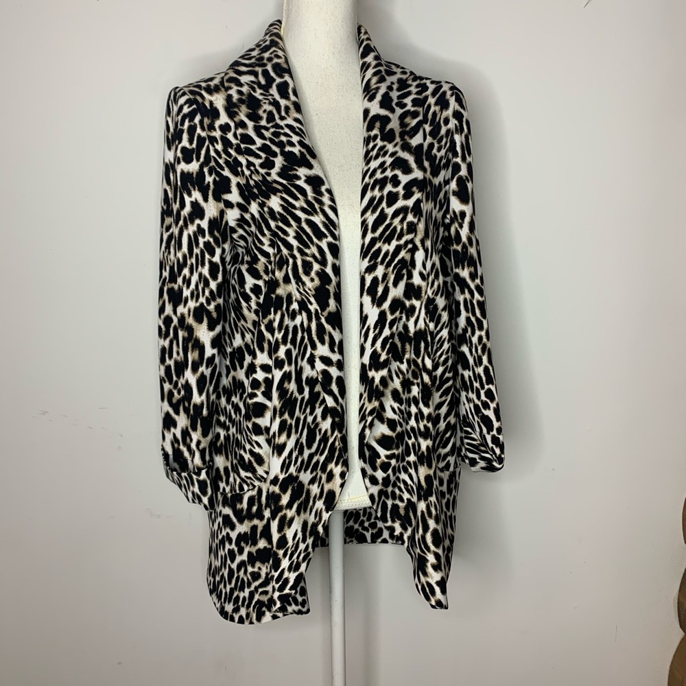 Calvin Klein animal print jacket size medium